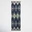 Doretta Geometric Handmade Tufted Wool Blue Area Rug-1278965659