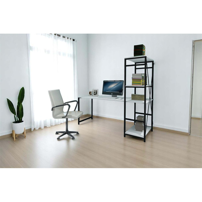 Bureau d'écriture et d'ordinateur Furnish Home Store Rasse, Blanc
