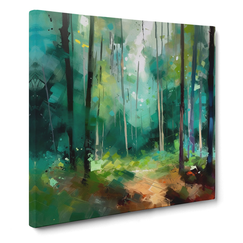 Forest Gestural No.2 - No Frame Print