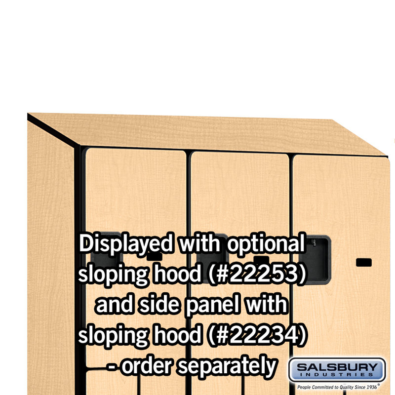 Maple Extra Wide Double Tier Lockable Gym Locker