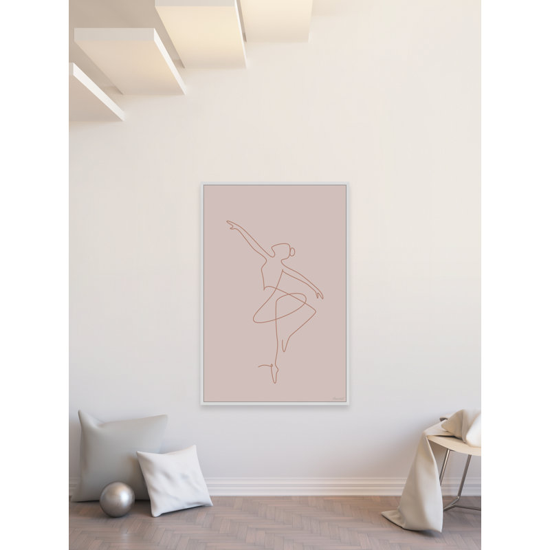 «Ballerina S Croquis», reproduction encadrée sur toile, H 36 po x l 24 po x P 1,5 po
