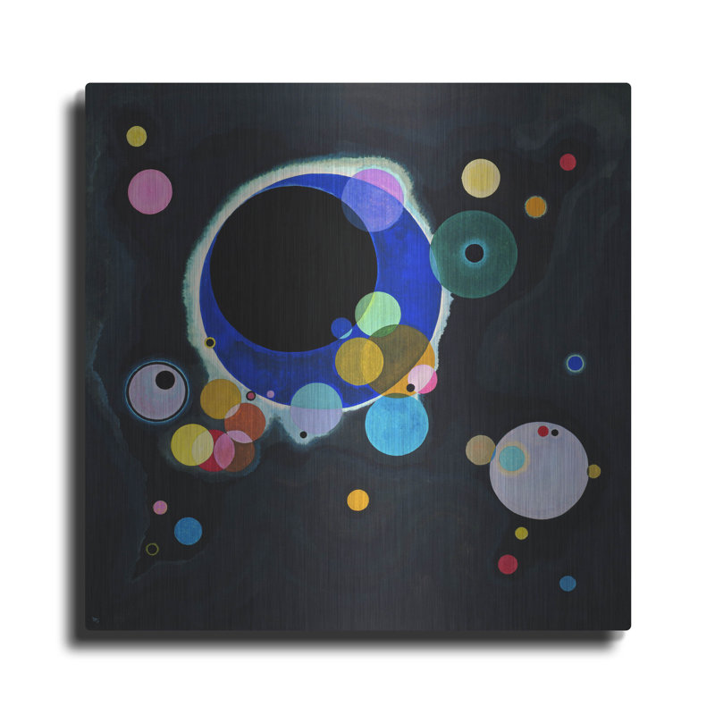 "Plusieurs cercles" par MASTERS, H 24 po x l 24 po