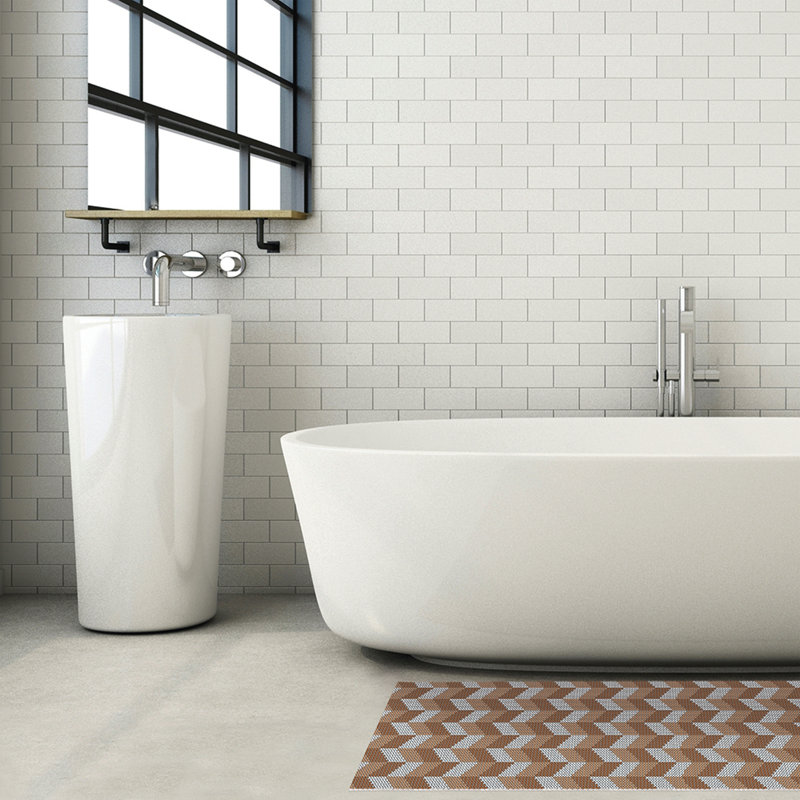 Tapis de bain Falkirk, Brun
