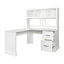 Bureau d'ordinateur à domicile avec huche-1932399318