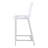 Selmir Stool in Chrome and Clear-1662213527