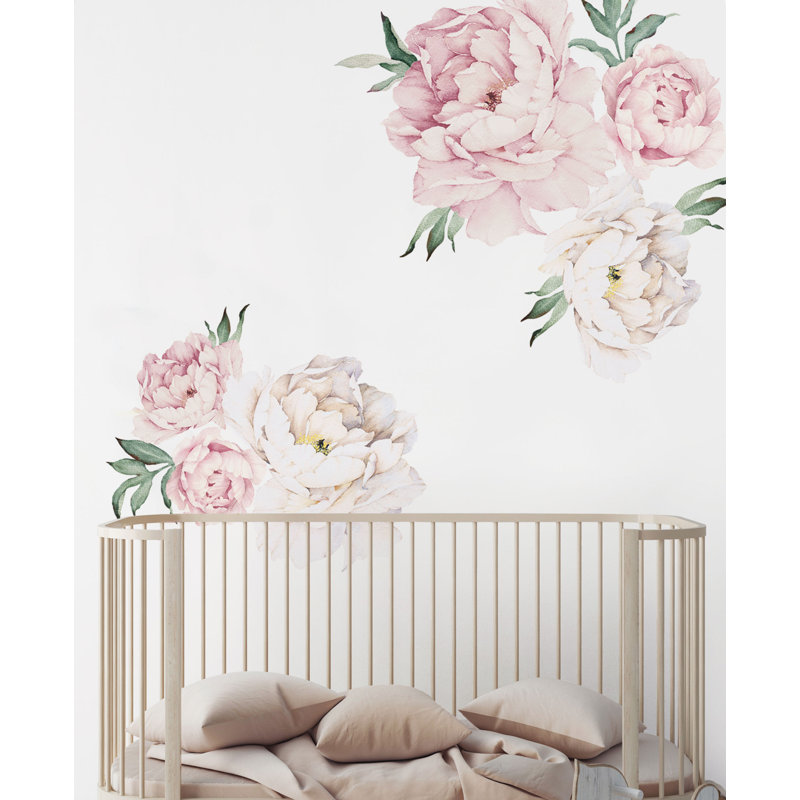 Plants & Flowers Non-Wall Damaging Accent, Vintage Pink