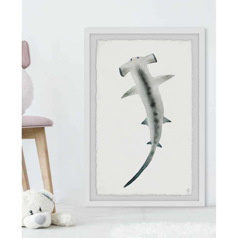 Chipman The Hammerhead Framed Print, 12" H x 8" W x 1.5" D
