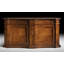 88" Wide 2 Drawer Walnut Wood Sideboard