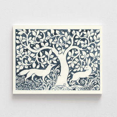 Fox & Bunny Wall Art