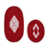Rouge bordeaux / blanc est en rupture de stock