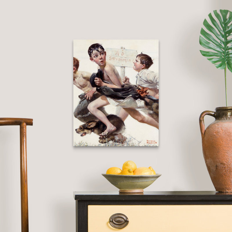 Norman Rockwell, Toile tendue, H 20 po x l 16 po x P 1,25 po