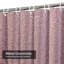 Rideau de douche métallique abstrait à quartz rose avec 12 crochets-1083028649