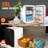 VEVOR 0.7 Cubic Feet Portable Countertop Mini Fridge-90764869