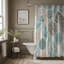 Rideau de douche 1 pièce Wild Pastel Print-2100855260