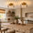 15''(W) Flush Mount Ceiling Light