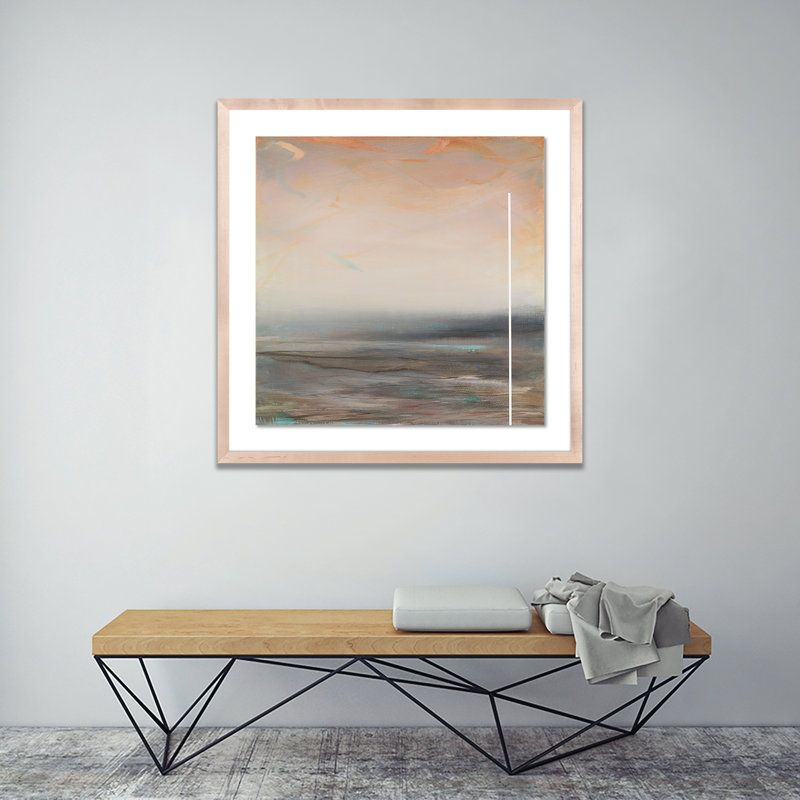 You Speak Of Love Print by Lesley Frenz, 24" H x 24" W x 1.5" D, Natural
