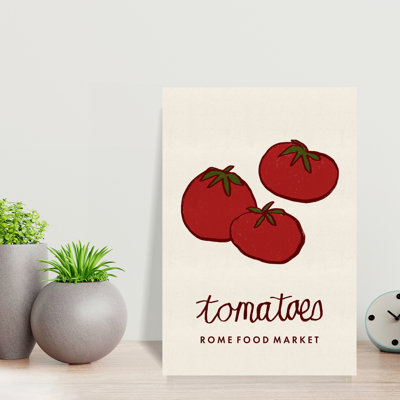«Fresh Market Tomatoes Rustic Fruit Summer», art mural