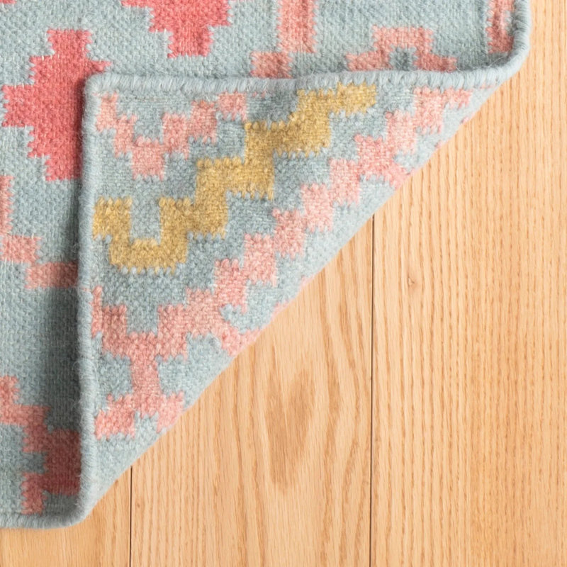 Kit Kemp x Annie Selke Jelly Roll Multi Handwoven Wool Rug, Runner 2'6" x 8'