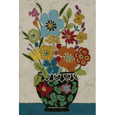 Sentimental Bouquet I - Wrapped Canvas Print