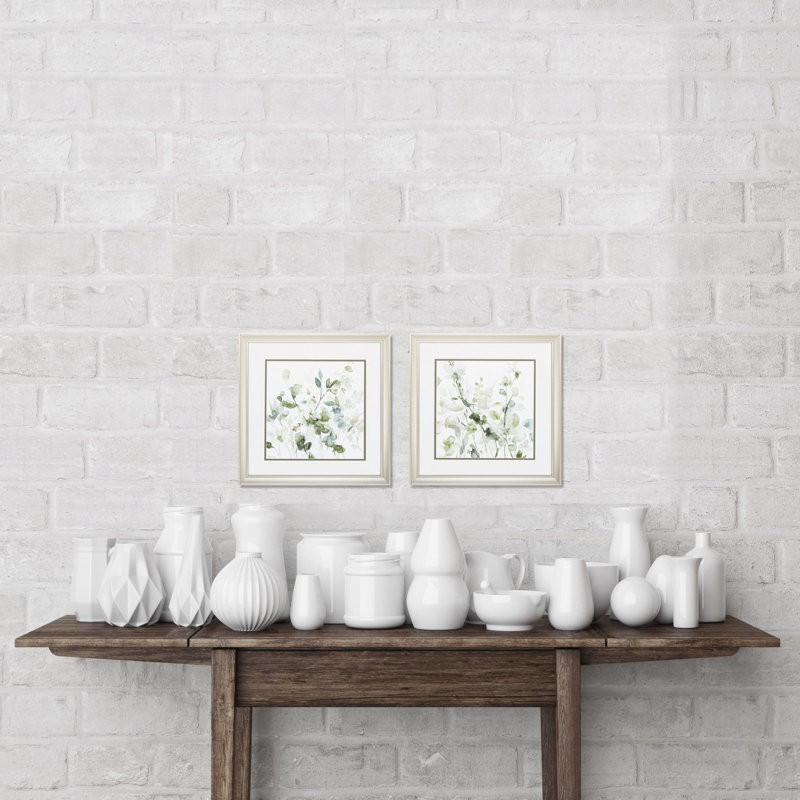 «Sage Garden», ensemble de 2 reproductions encadrées