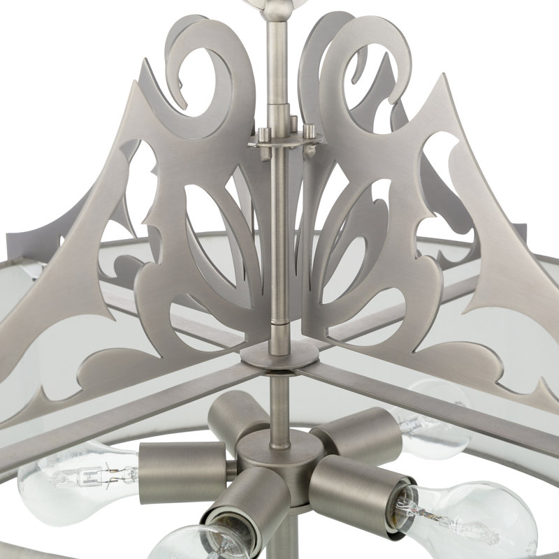 Parkhur 3 - Light Drum Pendant, Silver