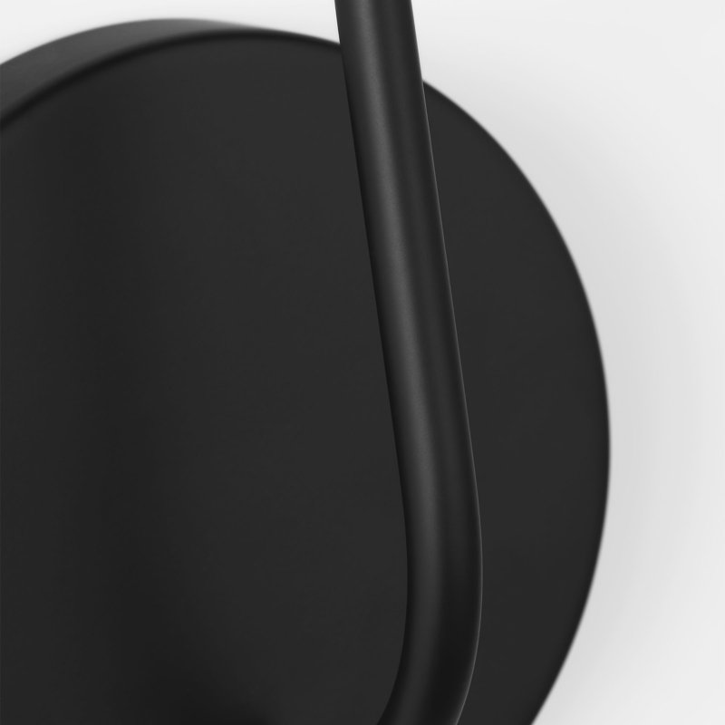 Petite applique Maya de Génération Lighting , Nuit noire, Noir