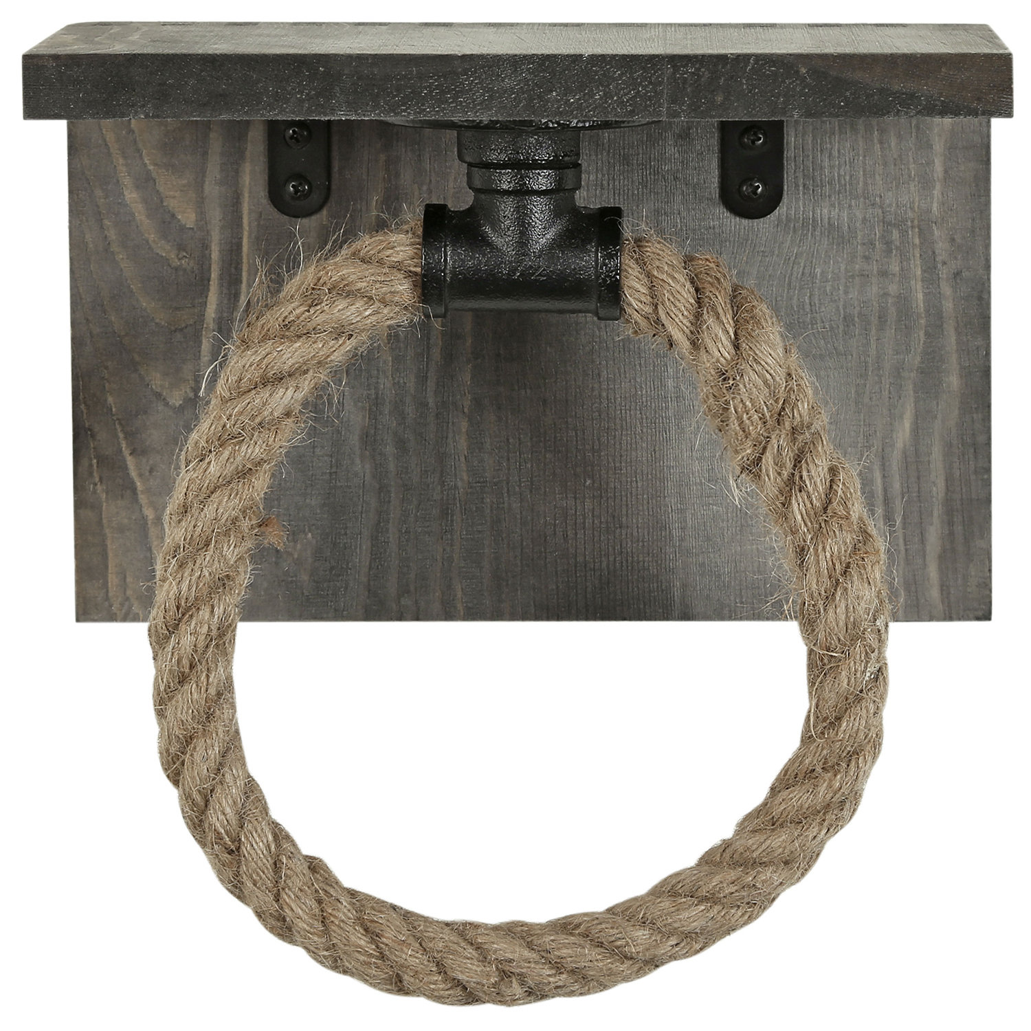 MyGift Vintage Hand Towel Ring with Shelf & Reviews Wayfair