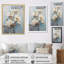 Magnifique paysage de rêve beige et doré Magnolia II sur toile-2027588282-2027588277