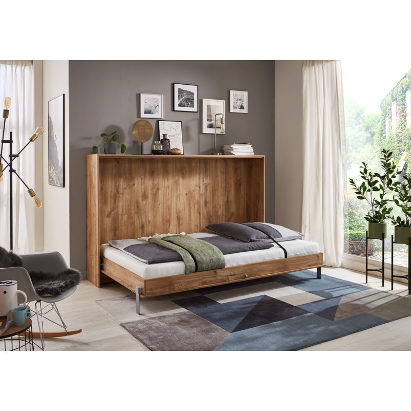 Bouck Bed, 140 x 200cm, Plank oak