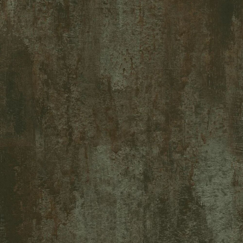 Abigail Ahern Oxidized Opulence 10m x 52cm Textured Matte Wallpaper Roll, Green