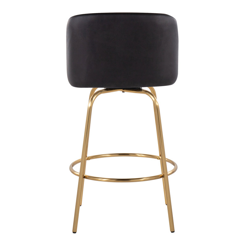 Contemporary Counter Stool, Noir