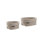 2 Piece Fabric Basket Set