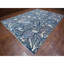 Tapis oriental bleu en laine pure noué à la main 10 pi x 13 pi 7 po E951C426256C4180BCFEAECCFDAB8EEB
