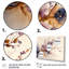Rose et prune cerisier en fleurs III - ensemble d'art mural moderne sur toile-88084284-88084285