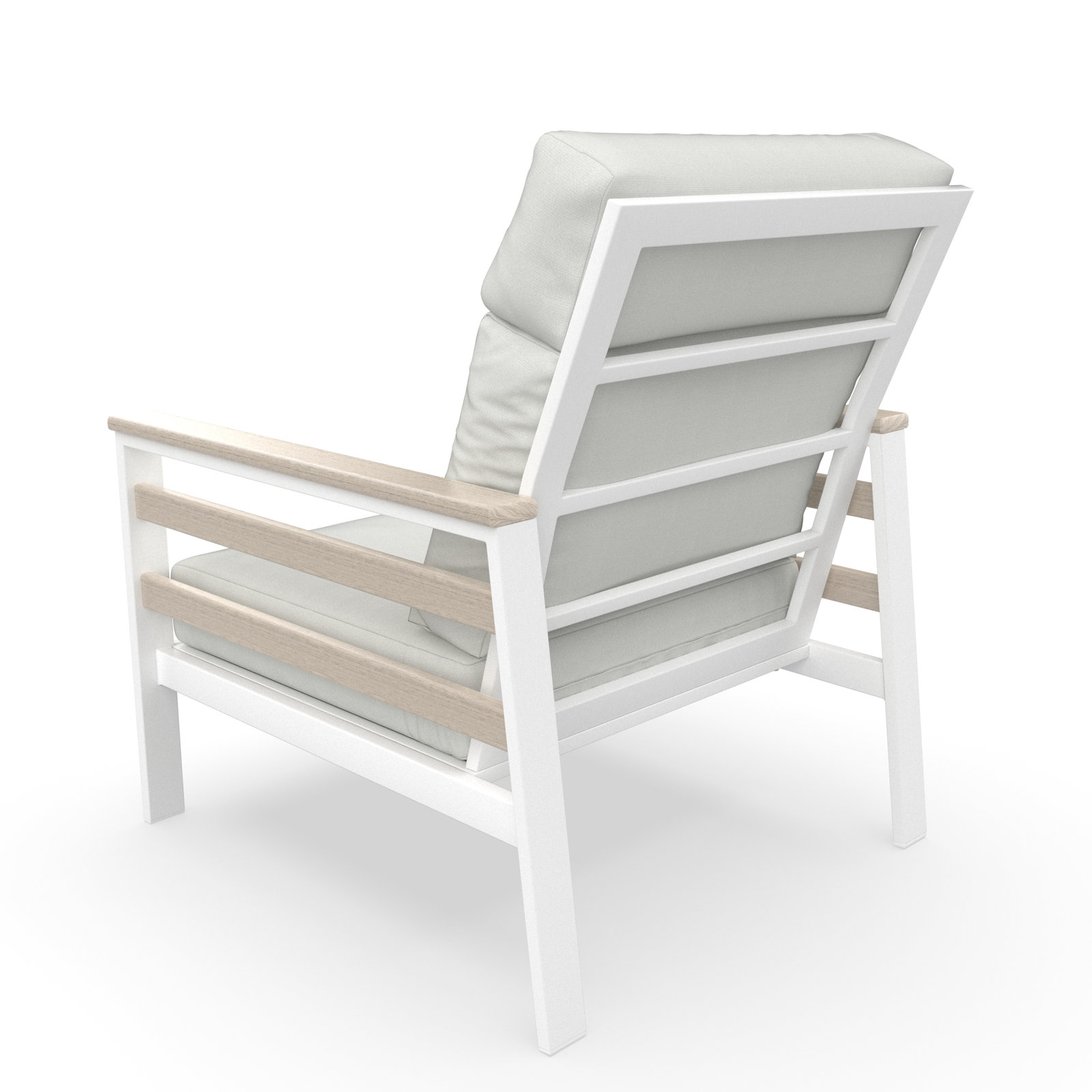 Townsend Sunbrella® Patio Lounge Chair, Canvas White