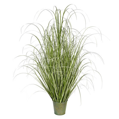 Artificial Potted Native Green Grass.