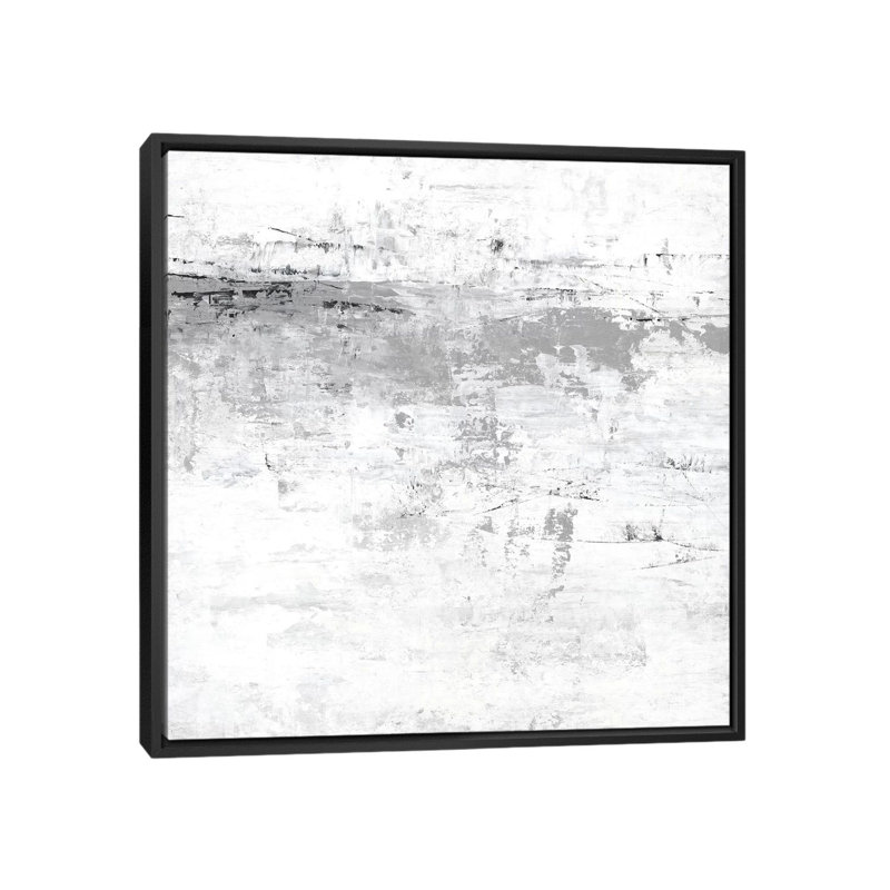 «Blizzard I», reproduction sur toile, H 18 po x l 18 po x P 1,5 po, Toile avec cadre noir