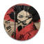 Horloge murale en bois massif Nency-879520588