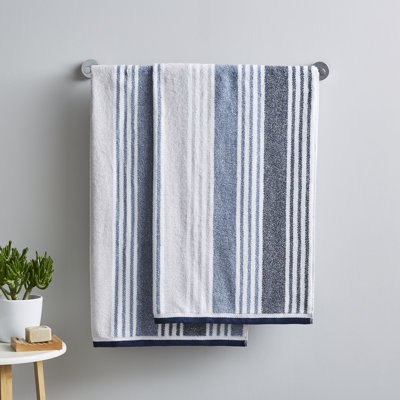 Kelso Stripe Soft & Absorbent Cotton Towels
