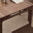 Dining room rectangular simple table Walnut Rectangular Solid Wood Top with Solid Wood Base Dining Table-100817201