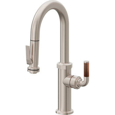 Pull-Down Prep/Bar Faucet With Squeeze Sprayer