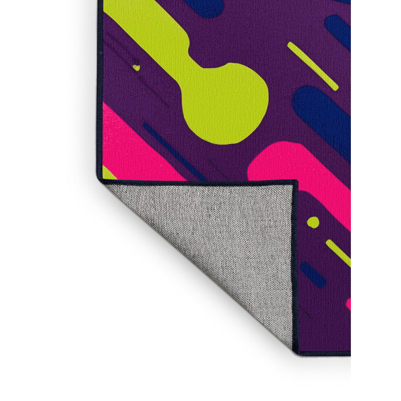 Tapis Neon Fractals, Carré 8 pi