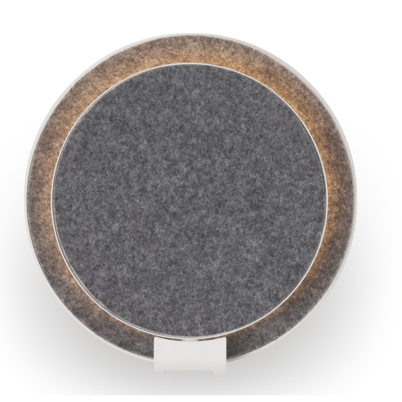Gravy Single Light Dimmable LED Flush Mounted Sconce, Oxford Felt