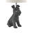 23.5"H Black Resin Schnauzer Table Lamp With Shade-1634736746-1634736748