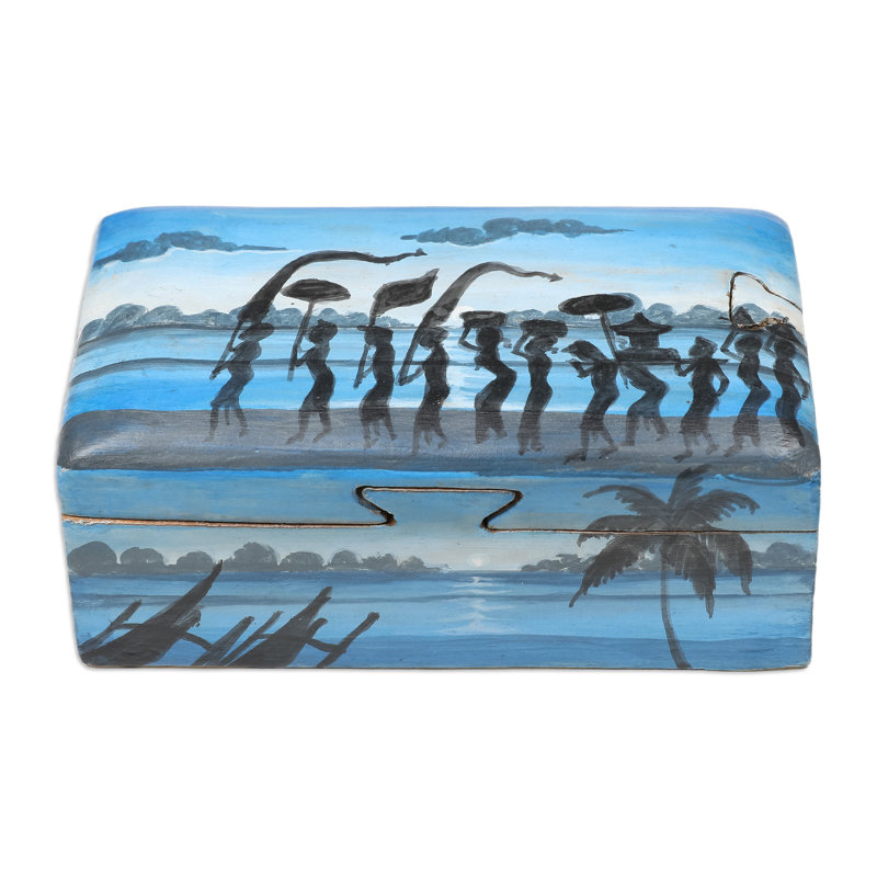 Handmade Melasti Morning Wood Decorative Box