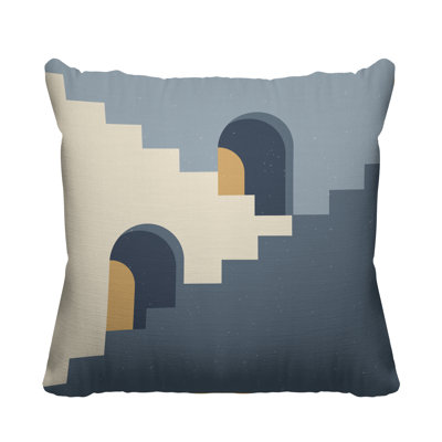 Minimalist Architecture Indoor/Outdoor Throw Pillow