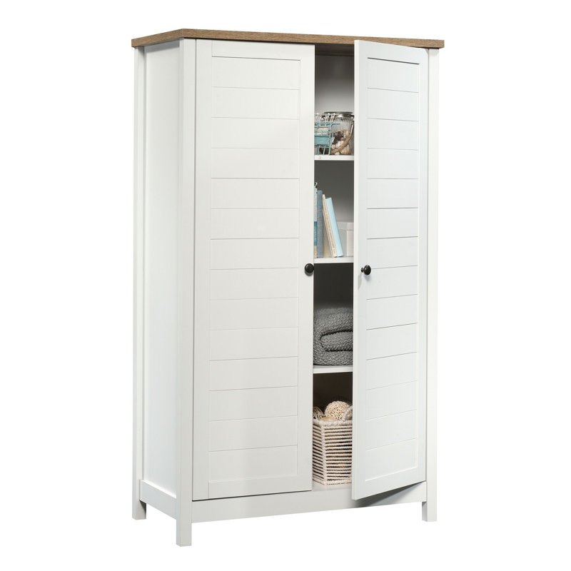 Armoire d'appoint Senetta, Blanc