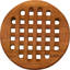 Manada Wood Round Trivet