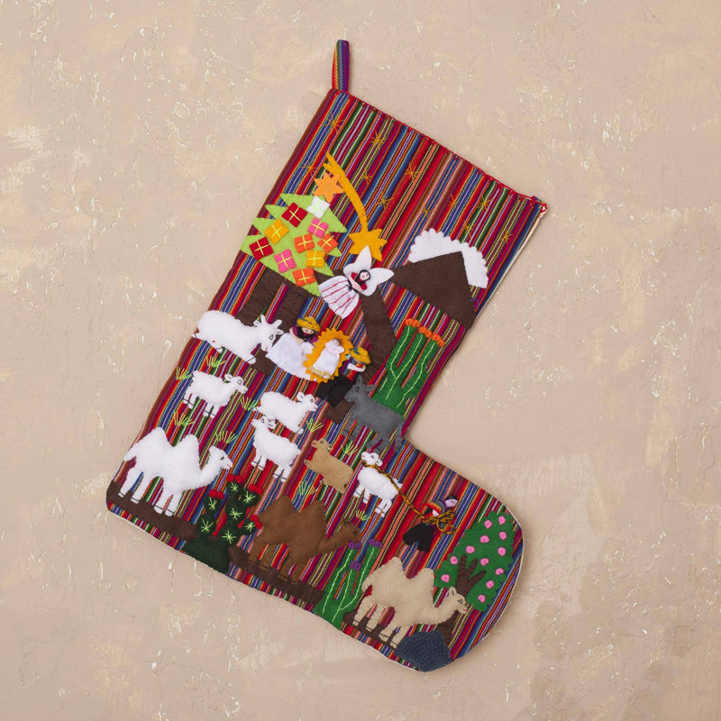 Chaussette de Noël en étoile à guider