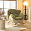 Chaise berçante décontractée simple et moderne